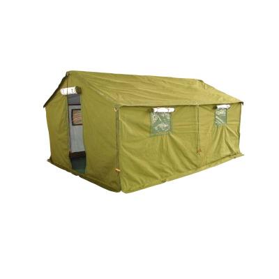 China Wind proof factory direct double-layer waterproof polyester canvas 12 square meters large tent canvas military canvas fabric for tent for sale