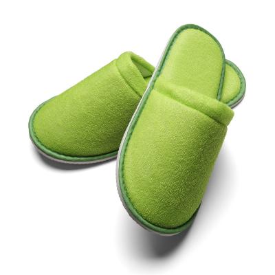 China Fashion Trend 5 Stars Hotel Slippers Cotton Luxury Hotel Indoor Slippers Disposable Casual Slippers For Ladies for sale