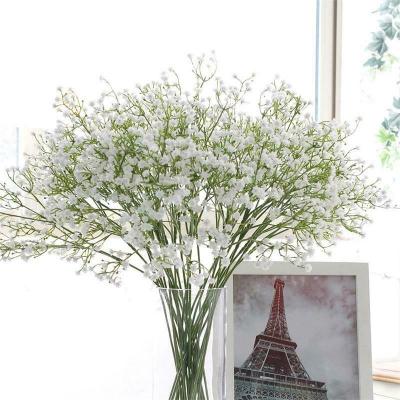 China Artificial Silk Gypsophila Baby Indor Decoration Bouquet Fake Breath Flower For Wedding Home Decor for sale