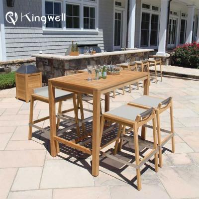 China Factory Price Modern Manufacturer Supplier Wooden Chairs Cheap Stool Set Outdoor Bar Chair Sets for sale