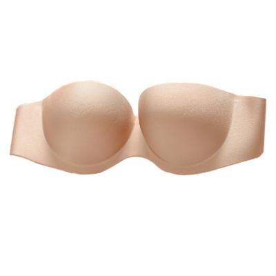 China Factory direct sale antibacterial sexy lift up bra strapless customized seamless breathable invisible backless bra logo bra for sale