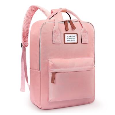 China With USB promotional gift 15.6 inch wide open stylish ladies college bags backpack for girls for sale