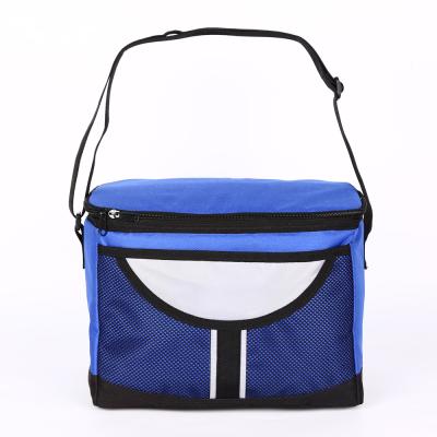 China Insulated Reusable Leakproof Waterproof Cooler Lunch Bag Office Work Insulated Picnic Raising Beach Lunch Box Organizer for Women Men Blue for sale