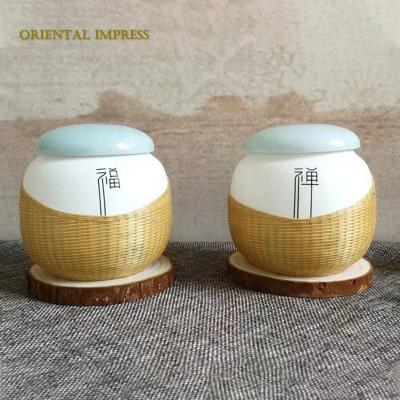 China China Chinese Bamboo Silk Loops Porcelain OI-032Tea Set Ceramic for sale