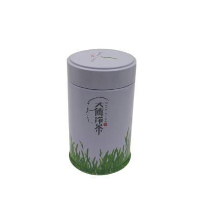 China Factory Price Recyclable Vintage Round Tin For Green Tea Black Tea Packaging Metal Cans for sale