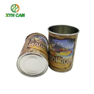 China 2020 New Design Water Cup Tin Customer Requirement Cheap 300ml Recoverable Whiskey Tin for sale