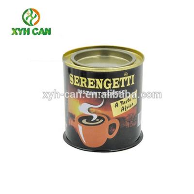 China Hot Sale Custom Printed Coffee Recyclable Tin Can Empty Coffee Tin Cardboard Coffee Cans for sale