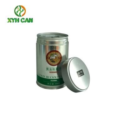 China Food Grade Recyclable High Quality Metal Round Coffee Powder Tin Can Box for sale