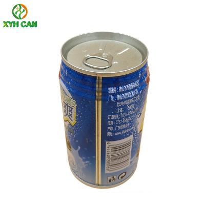 China Recyclable BPA Free CMYK Printing FOF Cold Drink Juice Packaging Round Tin Can for sale