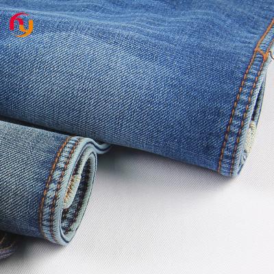 China Breathable supplier wholesale cheap prices high quality stretch color imitation knitted cotton turkey jeans cloth material raw denim fabric for sale