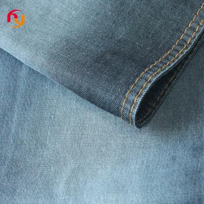 China Breathable china supplier wholesale heavy knitted Denim fabrics stretch with black jeans fabric stretch cotton polyester raw denim fabric for sale