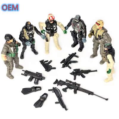 China OEM 3d Joy Action Figure Spielzeug Custom Plastik Soldat Figur Militär Figur zu verkaufen