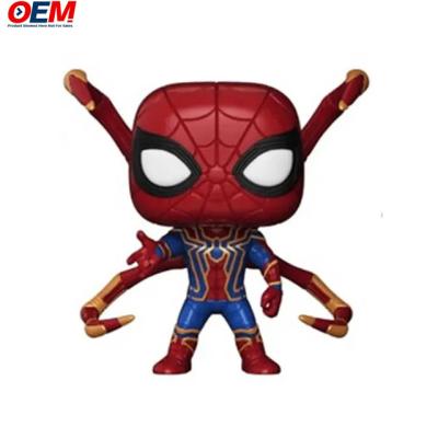 China Hombre araña de fábrica personalizado 2020 juguetes para niños Colección de animación de héroe Juguetes modelo de acción de PVC Figuras de juguetes para niños Regalo en venta