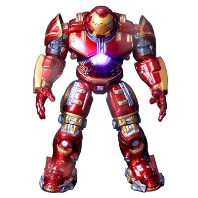 China Custom Iron Hero Hulkbuster Rüstung Mann Gelenke bewegliche Puppen Marke mit LED Licht PVC Action Figure Spielzeug zu verkaufen