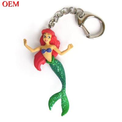 Chine La petite sirène personnalisée Ariel figurative porte-clés jouet faire un mini jouet de figure à vendre