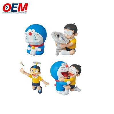 China Brinquedo personalizado de boneca Doraemon personagem de desenho animado plástico 3D Brinquedo pvc brinquedo personalizado à venda