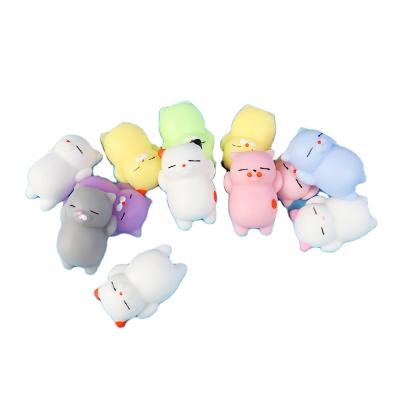 China OEM factory custom Animal Antistress Slimy Squeeze Toys Funny Toys Mini Mochi Squishy toy for sale