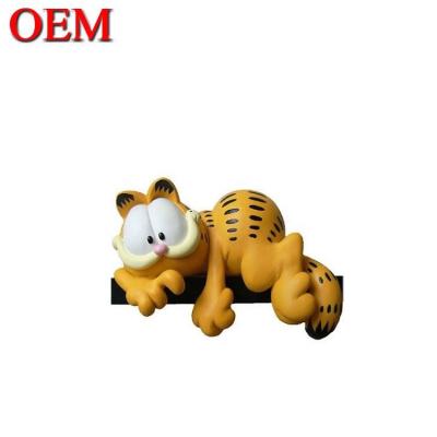 China Manufacturer OEM Plastic Lazy Cat Toy Figure Custom PVC 3D Anime Injection Art Vinyl Toys for sale