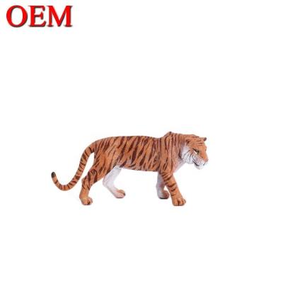 China Custom Education Toys OEM Resin PVC Animal Figure Toys Tiger oem pvc toy for sale