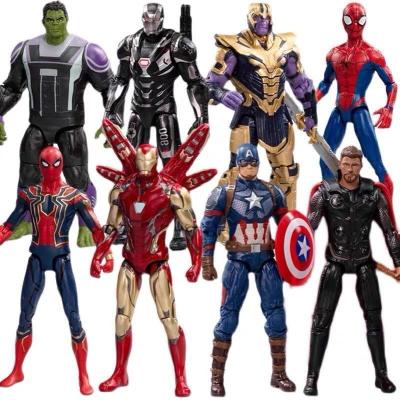 China Superhero PVC Cartoon Character Statue Children'S Toy Spider Man Birthday Gift for sale