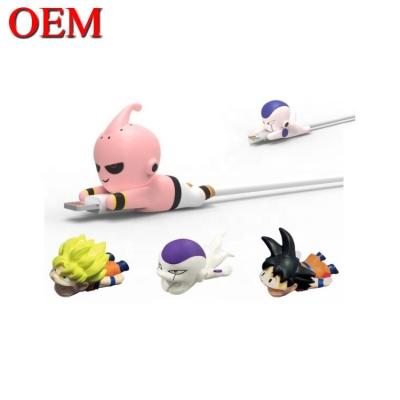 China Fabriek Custom OEM schattig 3D Mini Figuur Anime Telefoon Kabel Beet Speelgoed custom plastic pvc vinyl speelgoed Te koop