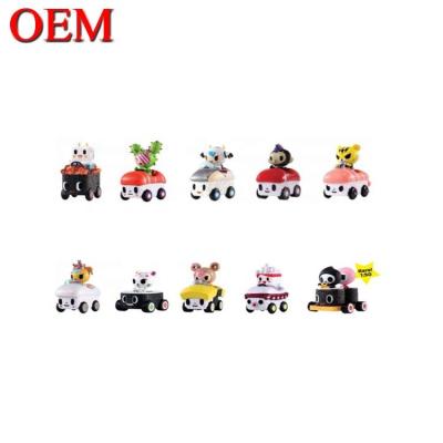 China OEM Mini Car Toys For Candy Cup Custom Small Capsules Toys Plastic Safe For Kids for sale