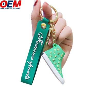 China Custom Mini 3D Sleutelhanger Ringkey Kleur AJ Collectie Sleutelhanger Te koop