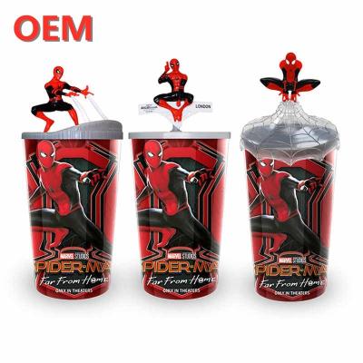 China OEM angepasste DC Straw Cup Cartoon Drink Cup Keychain Zubehör zu verkaufen