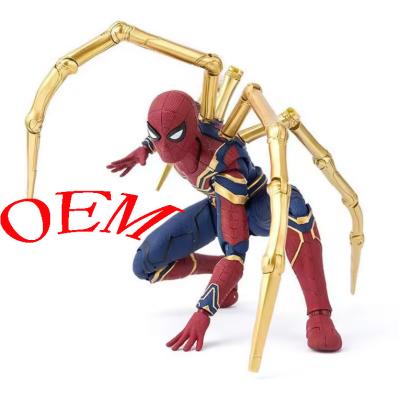 China Custom Spider Man Plastic Action Figur Spider Man Sammlermodell 15 Cm Spider Man Modell Figur zu verkaufen