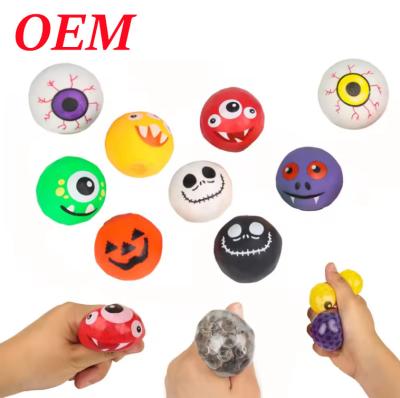 China Halloween New One Toy de descompressão do olho TPR Office Toy sensorial infantil Squeeze Ball Toy à venda