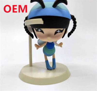 China 3D-Pvc-Spielzeug mit Bauchmuskeln OEM-Kunststoff-Sammlung Anime-Charaktere machen 10 Cm hohe niedliche Mädchenfigur zu verkaufen