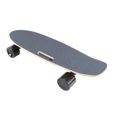 China Onewow small adult fish rechargeable four wheel single board trainer skate e electric skateboard for sale