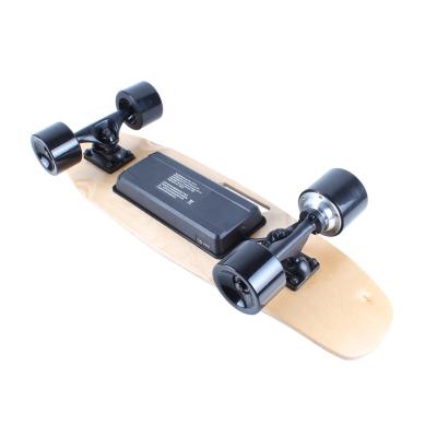 China Wholesale Cheapest Small Adult Splint Boosted Electric Skate Board Remote Control Evolve Electric Skateboard for sale