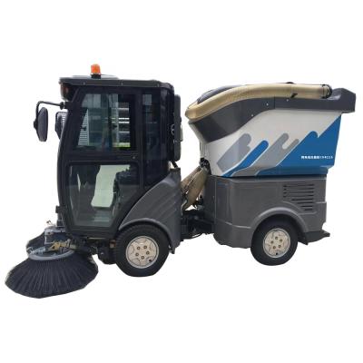 China Construction worksÂ   China Supply Manufacturer Sweeper 4 Wheel Steering Diesel Road Sweeper Machine for sale