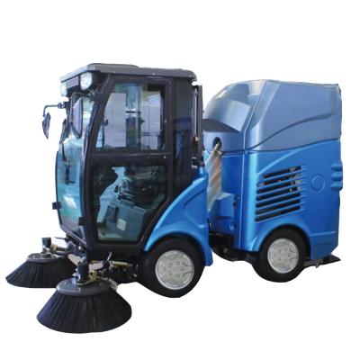 China Construction worksÂ   CHR20S Sweeper 4 Wheel Steering Road Sweeper Machine Electric Pile Road Sweeper Cleaning Machine for sale