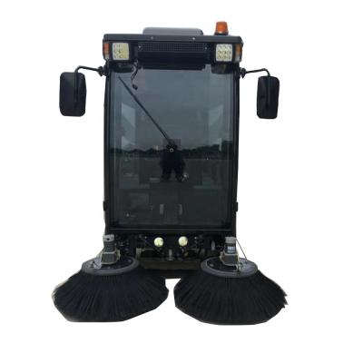 China Construction worksÂ   Road Sweeper 4 Wheel Steering Electric Pile Road Sweeper Machine Road Sweeper Machine for sale