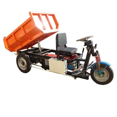 China 1T Electric Cargo Tricycle Three Wheel Dumper Trucks For Construction Use for sale