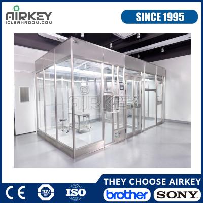 China Electric Or Pharmaceutical Low Cost Airkey Clean Room Portable Modular Cleanroom for sale