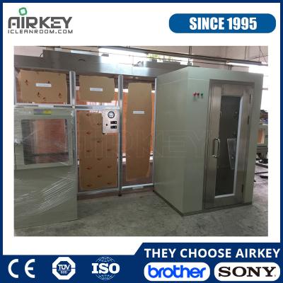 China Stainless Steel Air Shower Interlocking System Configured Air Shower For Clean Room for sale