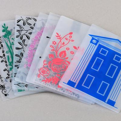 China Environmentally Friendly High Quality Embossing Folder Customized Eco Plastic Embossing Folder For Scrapbook for sale