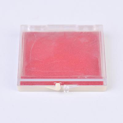 China Hot Selling Eco-friendly Sealed Shell White Stamp Pad Plastic Picosecond Transparent Material Anti-volatile Office Stamp Protection Wholesale Customization for sale