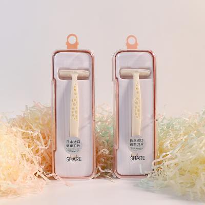 China Small Quantity Armpit Shaver Travel Face Shaver Color Package Handle Disposable Blade Feature Single Blade Material Blade Spa for sale