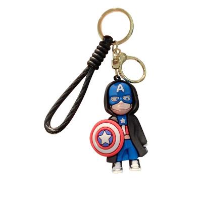 China Captain Spider-Man Iron Man Main Chain Avengers Unions Marvel USA Promotion Gift New PVC Doll Handmade Pendant for sale