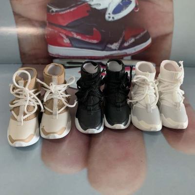 China Promotion Gift PVC 3d Dread Mini Sneaker Keychains Wholesale James Shoe 3d God Shoes Collection Mini for sale