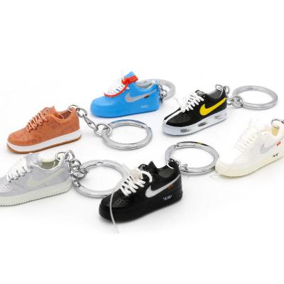 China Promotion Gift Af1 Air Force One Mini Shoe Mold Keychain 3d Three-dimensional Shoe Bag Pendant Accessories for sale