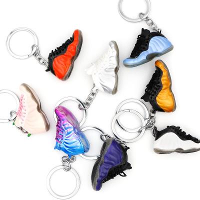 China Promotion Gift Hathaway Bubble 3D Three-dimensional Key Chain Shoes Bag Accessories Basketball Shoe Pendant Key Chain for sale