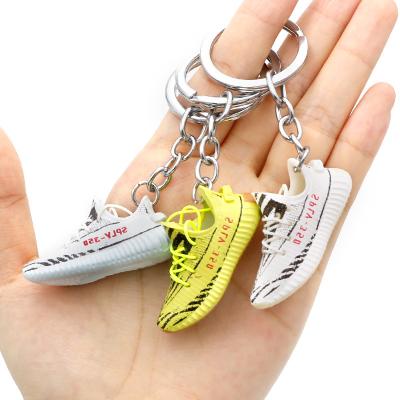 China Air 3d Jor dan1 4 Promotion Gift PVC Mini Yeezy Shoes Llaveros Basketball Sneaker Key Chain for sale