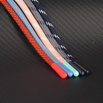 China Multi-color Customizable Logo Customizable Nylon Laces For Boots, Sneakers, Casual Shoes for sale