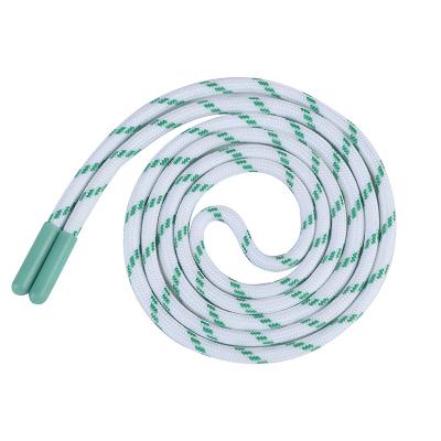 China Bespoke Drawstring Cord for Hoodies Cheap Polyester Shoe Laces Green Hoodies Accessories zu verkaufen