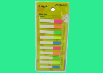 China Super Thin 10 Pads Colored End Index Sticky Notes With Piano Key for sale